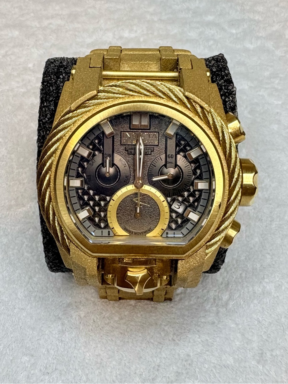 Invicta Reserve Bolt Zeus 26680 Gold Swiss Chronograph Watch Men’s